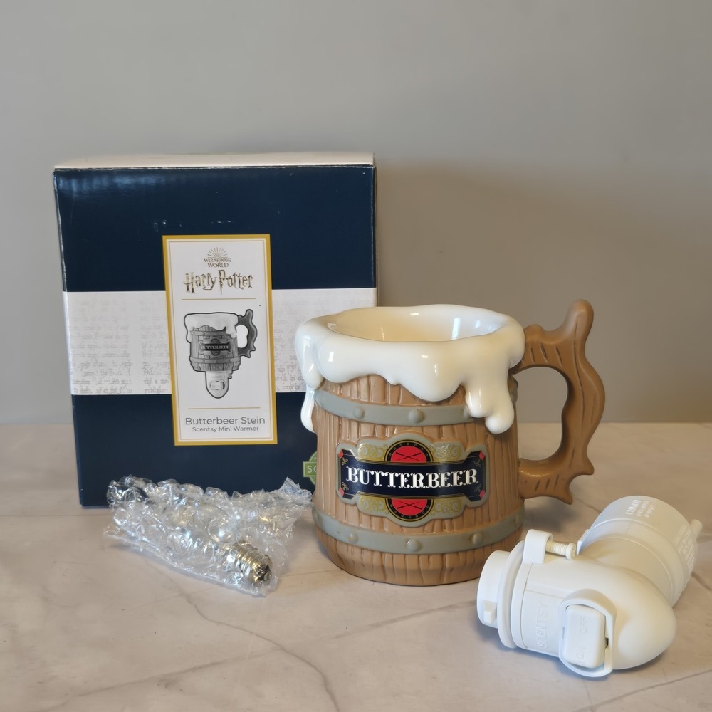 Scentsy Butterbeer Stein Mini Warmer Plug-In Harry Potter